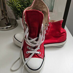 Classic Converse All Stars Red High Tops